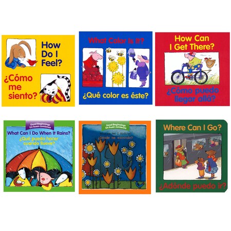 Houghton Mifflin Harcourt Good Beginnings Bilingual Board Books, Set of 6 9780544442856